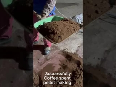 Successo nella produzione di pellet di caffè